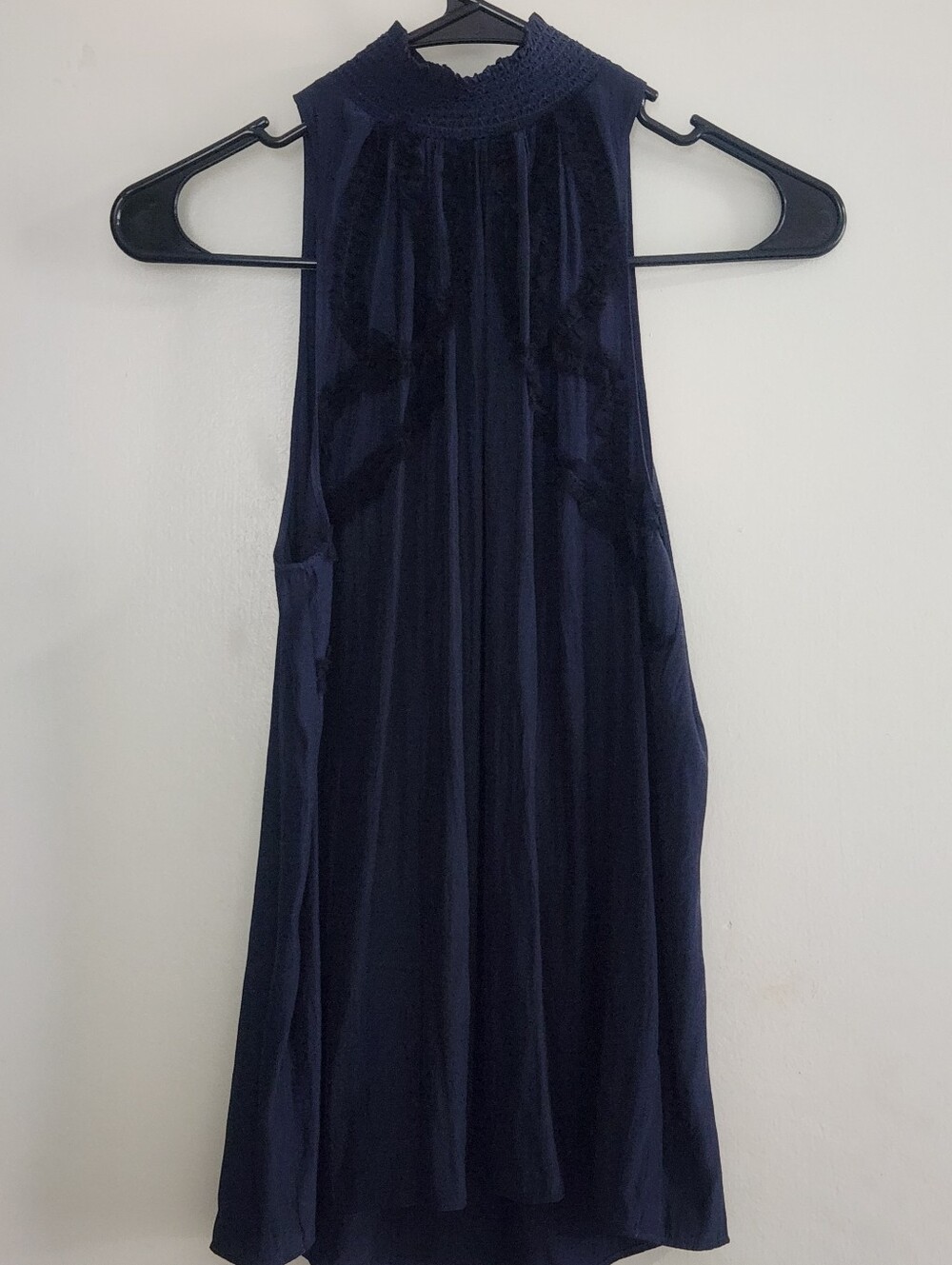 Ramy Brook Sleeveless Top Blouse Navy Size XS